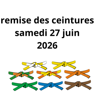Image de l'actu 'Remise Des ceintures - samedi 27 Juin 2026'