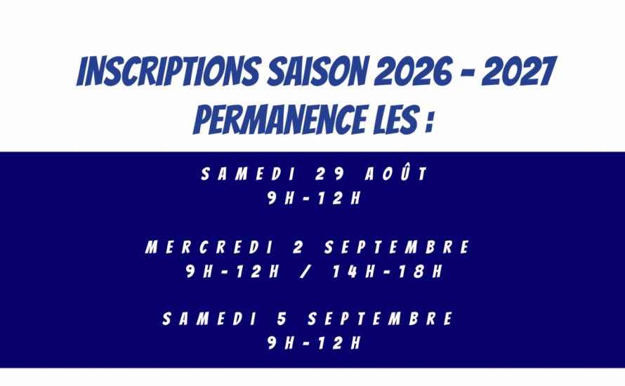 Permanence d'inscription